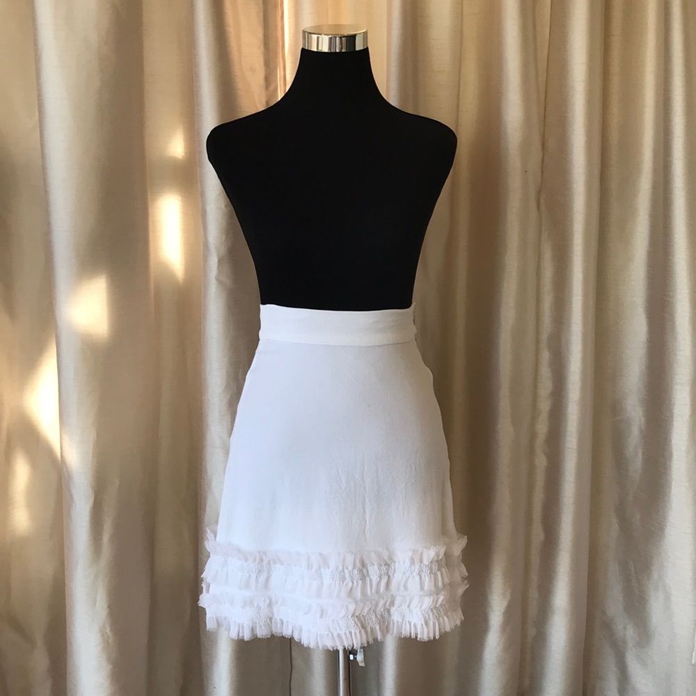 L’Agence white skirt